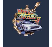 Back To The Future Clockwork Women's T-Shirt - Navy - XL