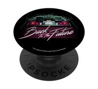 Back To the Future DeLorean 80's Style Neon PopSockets Adhesive PopGrip
