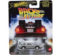 Back To The Future DeLorean Die-Cast Model Car 1/64 8Cm Hot Wheels JBL65