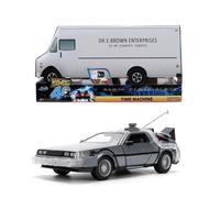 Back to The Future Delorean Time Machine 40th Anniversary Replica Jada 1:3 2 Ef