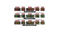 Back To The Future Destination Clock Hoodie - White - S