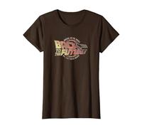 Back to The Future Distressed Roads Logo T-Shirt, Women, Brown, 3X-Large