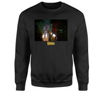 Back To The Future First Test Sweatshirt - Black | Size: XS Back To The Future Black XS