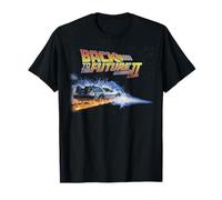 Back to The Future Flaming Tire Trail T-Shirt