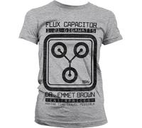 Back to the Future Flux Capacitor Girly Tee Damen T-Shirt Heather-Grey