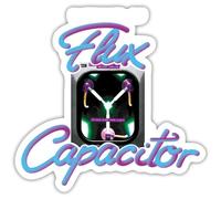Back to The Future Flux Capacitor Sticker Size S (10 x 10 cm)
