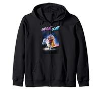 Back To The Future Great Scott Poster Zip Hoodie