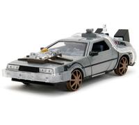 Jada Toys - 1:24 Back to the Future - Hollywood Rides - Time Machine W/Rail Whee
