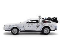 Jada Back to The Future I Time Machine & Dr. E. Brown Truck - 40th Anniversary Die-Cast Set Toys, 1:32 Scale - Collectible Movie Replica for Fans and Collectors