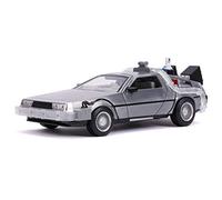 Official Back To The Future BTTF 2 1989 DeLorean Time Machine 1/24 Scale Jada Toys Figure