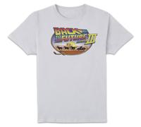 Back To The Future Lasso T-Shirt - White | Size: Medium Back To The Future White M