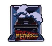 Back To The Future Limited Edition Pin Badge in Grey Back To The Future Grey