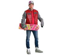 Back to The Future Marty McFly Jacket Fancy Dress Costume X-Small Red