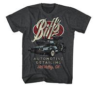 Back To The Future - Mens Biff'S T-Shirt, Small, Black Heather