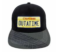 Back To The Future Men's Outa Time Baseball Cap in Black Back To The Future Black One Size