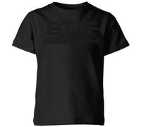 Back To The Future Monochrome Kids T-Shirt - Black | Size: YS Back To The Future Black YS