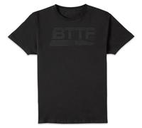 Back To The Future Monochrome Men's T-Shirt - Black | Size: Medium Back To The Future Black M