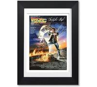 Back To The Future Movie Cast Signed A4 Poster Photo Print Framed Autograph Gift 1985 Film Michael J. Fox Christopher Lloyd (POSTER ONLY)