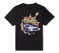 Back To The Future Official Clockwork T-Shirt - Black | Size: 2XL Back To The Future Black 2XL