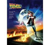 Back To The Future One Sheet Canvas Print, Multi-Colour, 40 x 50 cm