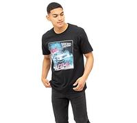 BACK TO THE FUTURE Men's Outatime T-Shirt, Black, X-Large