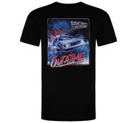 Back To The Future Outatime Short Sleeve Mens Black T-Shirt UNMTS011BLK