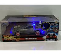Back to the Future Part III Delorean with Lights Time Machine 1:24 Jada 32166