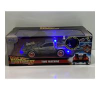 Back to the Future Part III Delorean with Lights Time Machine 1:24 Jada 32166