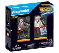 PLAYMOBIL BACK TO THE FUTURE MARTY & DR. EMMETT FIGURE SET 6 PIECES 4+ NEW 70459