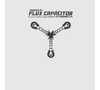 Back To The Future Powered By Flux Capacitor Women's T-Shirt - Grey - L