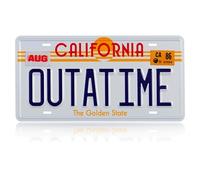 Back to the Future Registration Plates, Outatime License Plate 12" x 6"