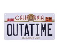 Back To The Future Replica Number Plate Tin Sign