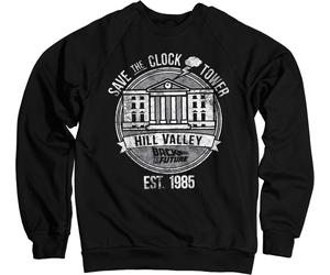 Back to the Future Save The Clock Tower Sweatshirt Black
