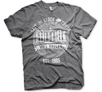 Back to the Future Save The Clock Tower T-Shirt Dark-Grey