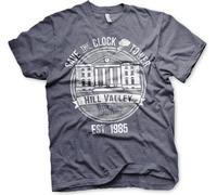 Back to the Future Save The Clock Tower T-Shirt Navy-Heather