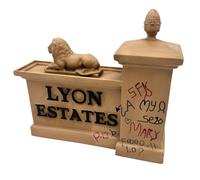 Back to the Future Scaled Prop Replica Lyon Estates Sign - Factory Entertainment