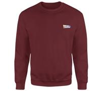 Back To The Future Sweatshirt - Burgundy | Size: Medium Back To The Future Burgundy M