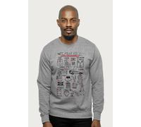 Back To The Future The Time Travelers Kit Sweatshirt in Mid Grey | Size: 2XL Back To The Future Mid Grey 2XL