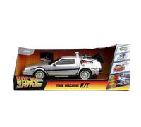 Jada Back to The Future Time Machine Remote Controlled Vehicle 1:16 Scale, Unisex Adult Silver
