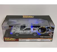 Jada BACK TO THE FUTURE TIME MACHINE R1 1:24 scale model vehicle to collect, play and display, suitable for gift, party favors, Christmas and birthdays