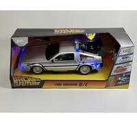Back To The Future Time Machine RC Silver 1:16 Scale Jada 253256004