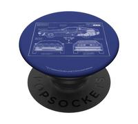 Back To The Future Time Machine Schematics PopSockets Adhesive PopGrip