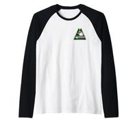 Back to the Future Twin Pines Mall Neon Pocket Hit Raglan Baseball Tee