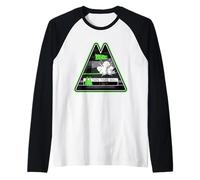 Back to the Future Twin Pines Mall Scene Raglan Baseball Tee