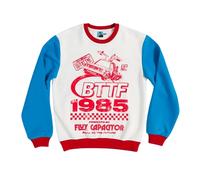 Back To The Future Unisex Adult Retro Colour Block Sweatshir TT562