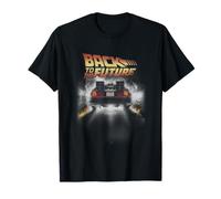 Back to The Future Vintage Delorean Peel Out Graphic T-Shirt T-Shirt