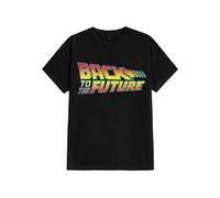 Back To The Future - Vintage Logo - T-Shirt - black - S - 100% Cotton,Jersey S