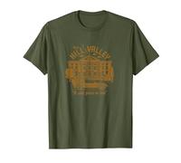 Back to The Future Visit Hill Valley A Nice Place to Live T-Shirt, Men, Olive Green, Small