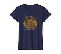Back to The Future Visit Hill Valley A Nice Place to Live T-Shirt, Women, Navy Blue, X-Small