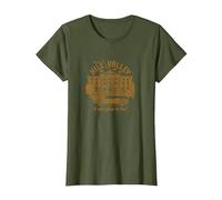 Back to The Future Visit Hill Valley A Nice Place to Live T-Shirt, Women, Olive Green, Small